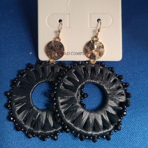 Black earrings